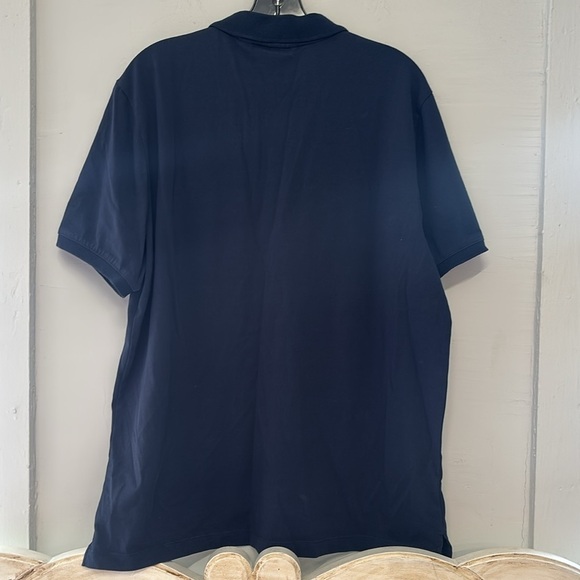 Perry Ellis Blue and White Polo Shirt Casual Style Size XL - Picture 4 of 4